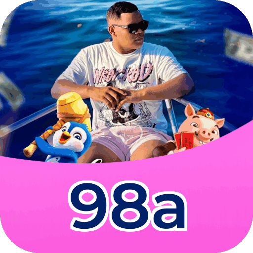 Interface do aplicativo 98a mostrando jogos disponíveis no iOS e Android